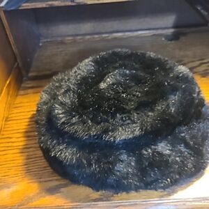 Worthington Faux Fur Hat And Gloves
